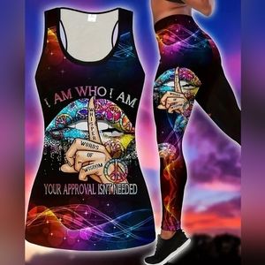 3/$25 Two-piece Racerback Tank Top & Leggings Set